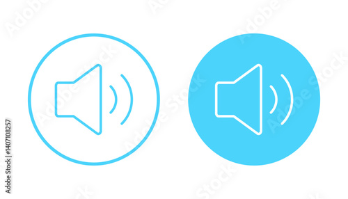Speaker icon vector. volume sign and symbol. loudspeaker icon. sound symbol
