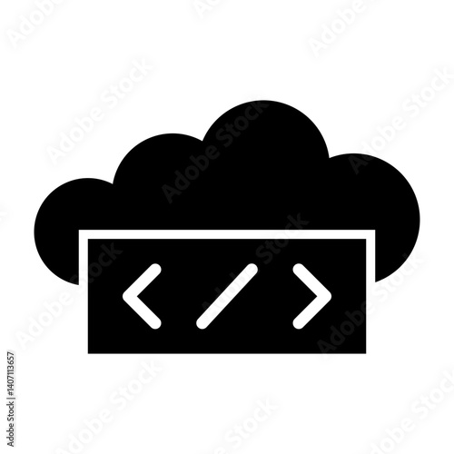 Container Vector Glyph Icon Design