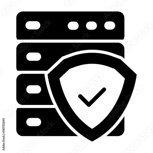 Proxy Server Vector Glyph Icon Design