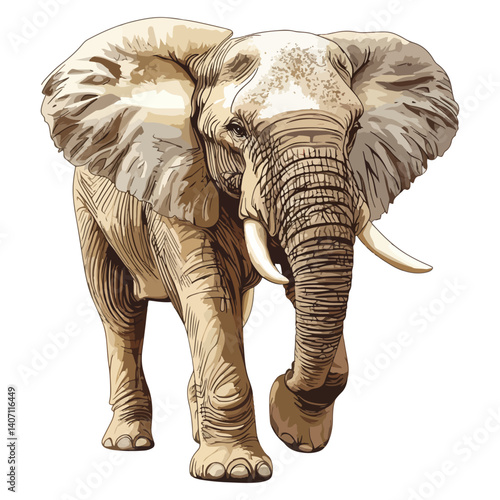 elephant, animal, vector, transparent background