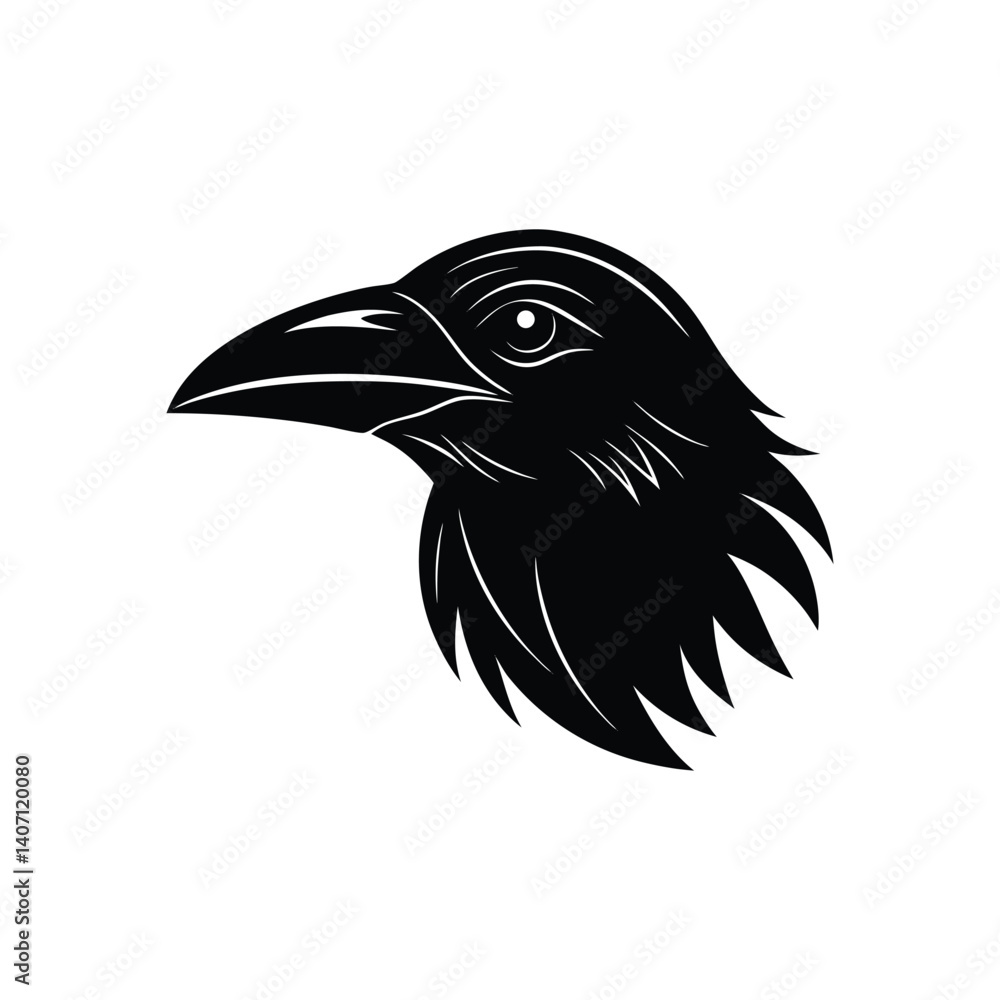 Obraz premium eagle head vector illustration