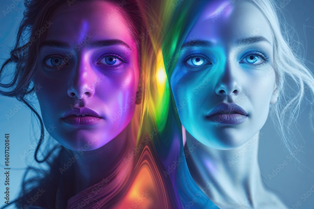 Coolness and Heat: Exploring the Spectrum of Light and Color in Engaging Imagery