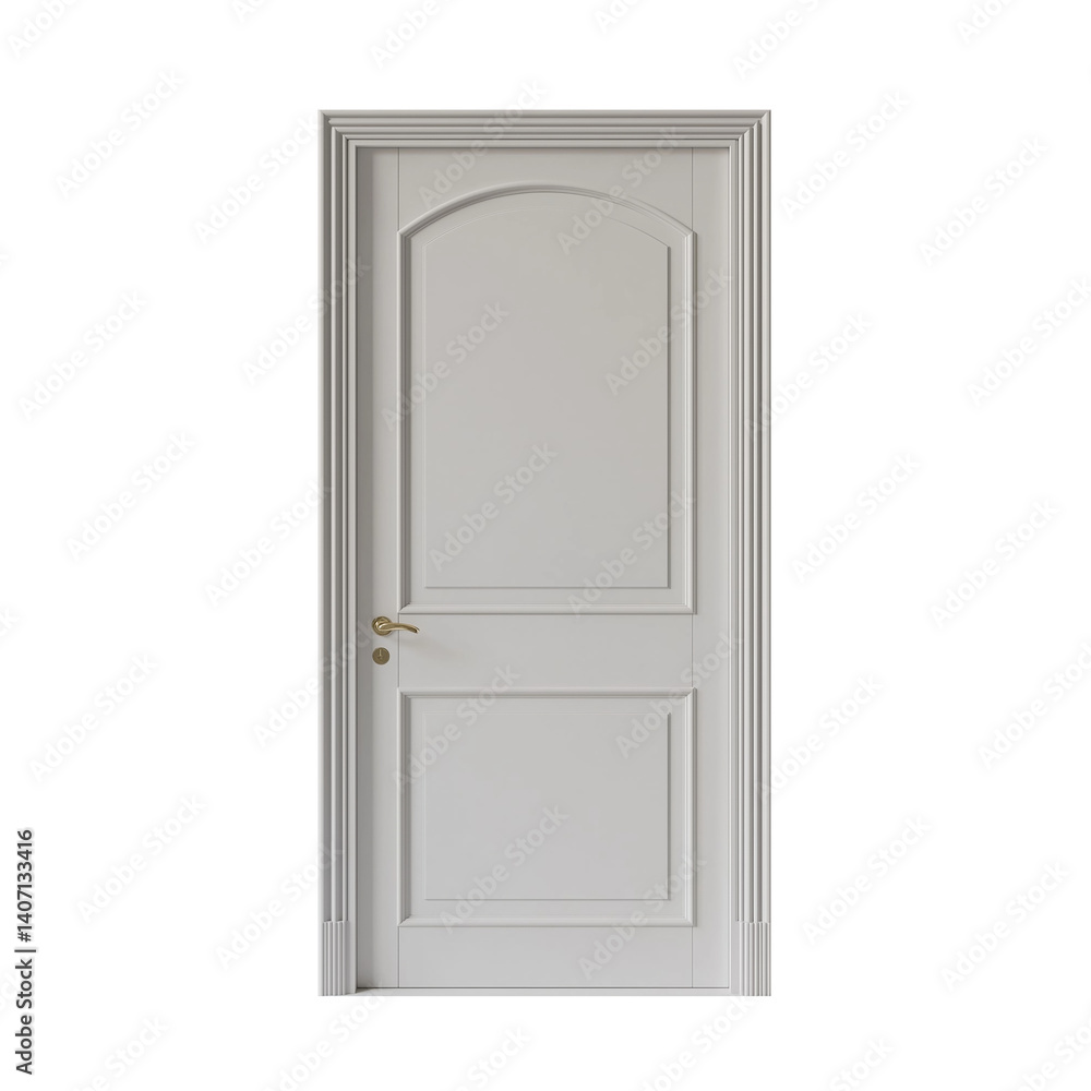 PNG transparent background image of a white door with a simple design, suitable for indoor decoration. PNG transparent background image of a white door with a simple design, suitable for indoor decoration.
