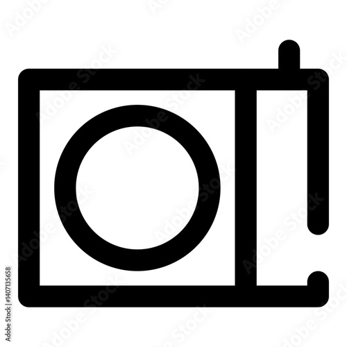 kitchen dashed line icon