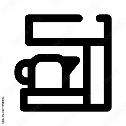 kitchen dashed line icon