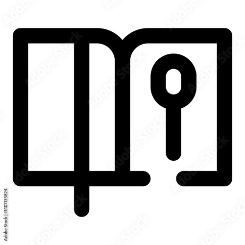 kitchen dashed line icon
