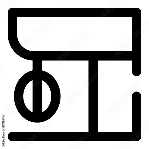 kitchen dashed line icon