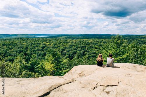 Tableau sur toile Lookout Trail, Algonquin Provincial Park, Ontario, Canada