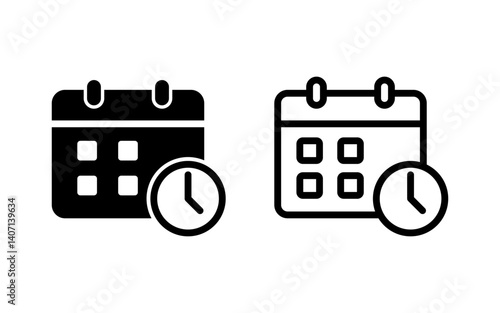 Calendar icon vector illustration. Calender sign and symbol. Schedule icon symbol