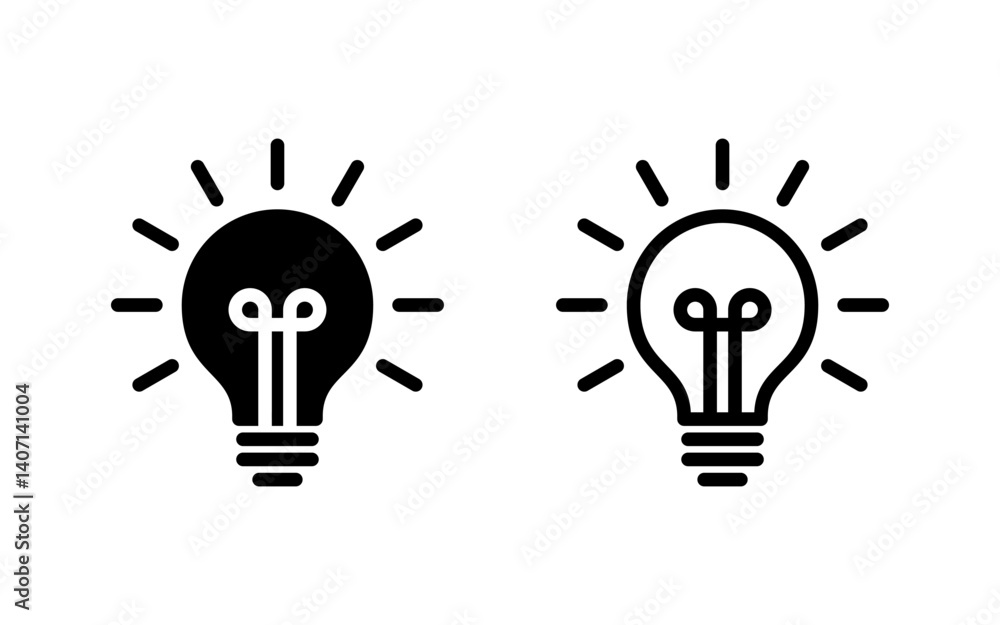 Lamp icon vector illustration. Light bulb sign and symbol. idea symbol. Lamp icon vector illustration. Light bulb sign and symbol. idea symbol.