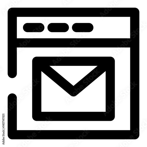 web and seo dashed line icon