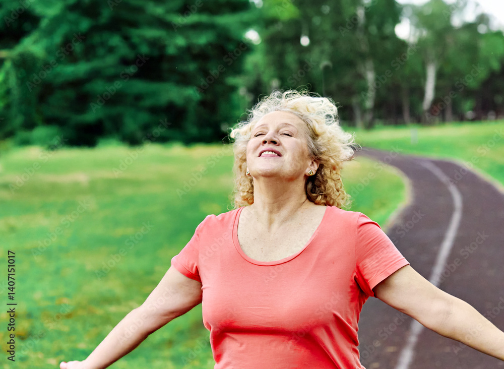woman mature fitness dreaming relaxation exercise wellbeing meditating freedom inhaling carefree happy vitality dreamlike nature spirituality woman mature fitness dreaming relaxation exercise wellbeing meditating freedom inhaling carefree happy vitality dreamlike nature spirituality