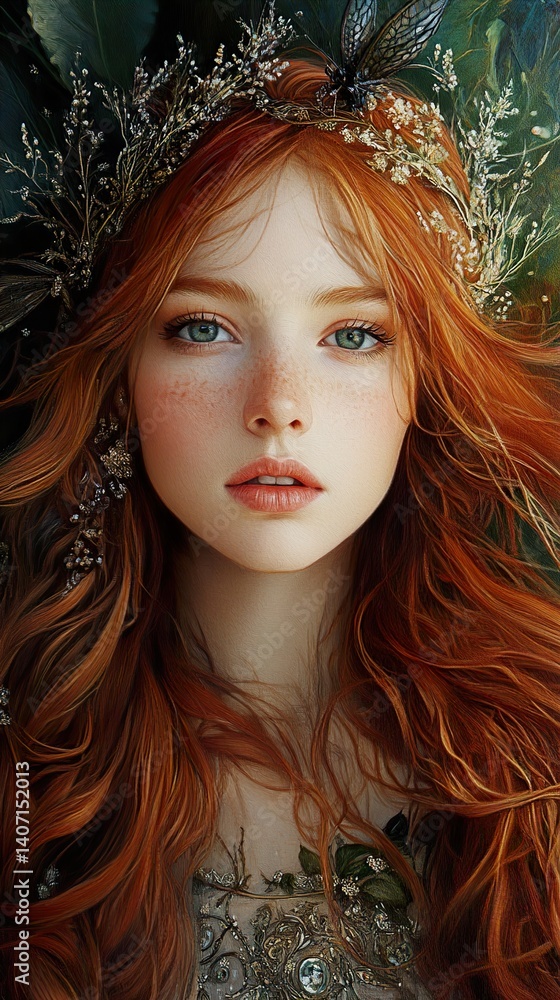 Enchanted Redhead Princess Enchanted Redhead Princess