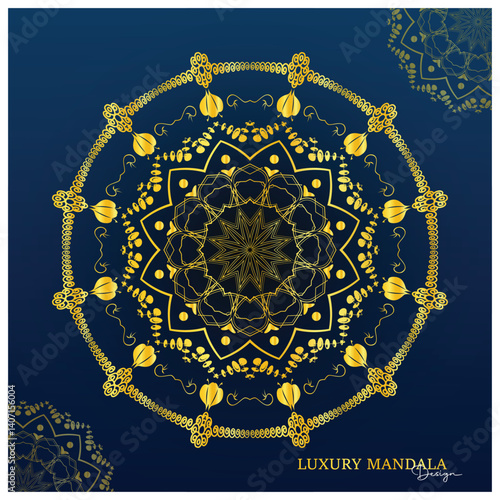 Mandala: the circle of life, reimagined with gold and grandeur