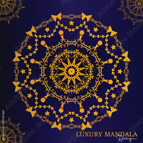 Mandala: the circle of life, reimagined with gold and grandeur