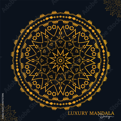 Mandala: the circle of life, reimagined with gold and grandeur