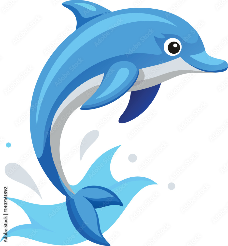 Fototapeta premium Dolphin jumping from water