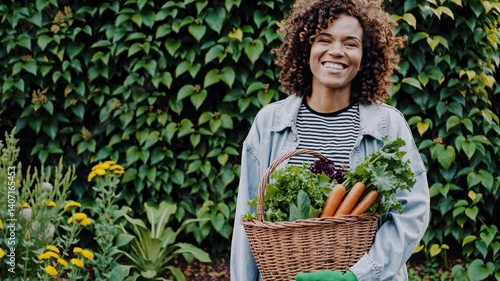 The Woman with Vegetable Basket