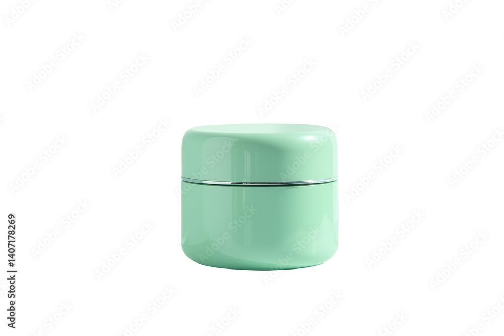 Mint jar container isolated Mint jar container isolated