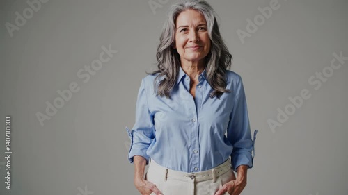 The Woman with Gray Hair