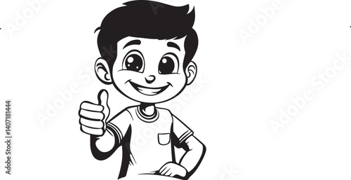boy giving thumbs up