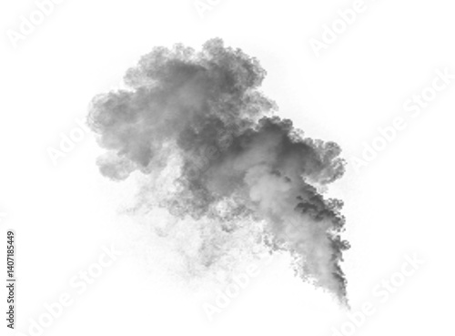 Black smoke and fire effect with burning heat and dark destruction. Abstract disaster background with fog, flames, and pollution. PNG ideal for dramatic, emergency, or environmental themes.
