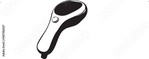 electric massager isolated on white background