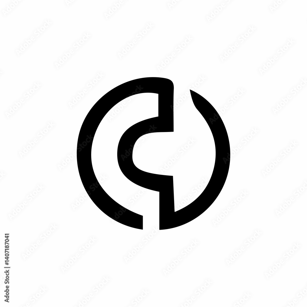 Minimalist Letter C Logo Design with Modern Geometric Style Minimalist Letter C Logo Design with Modern Geometric Style