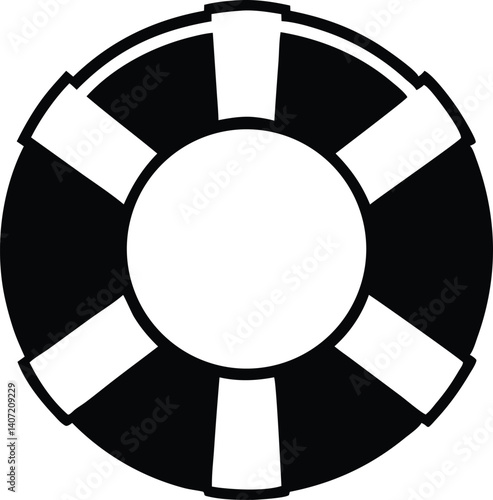 life buoy vector icon.