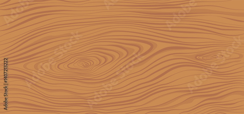 Wood texture. Brown wooden plank, cutting board, floor or table surface. Striped fiber textured background. Retro tree surface pattern