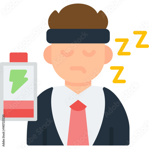 Tired Icon Vector Element