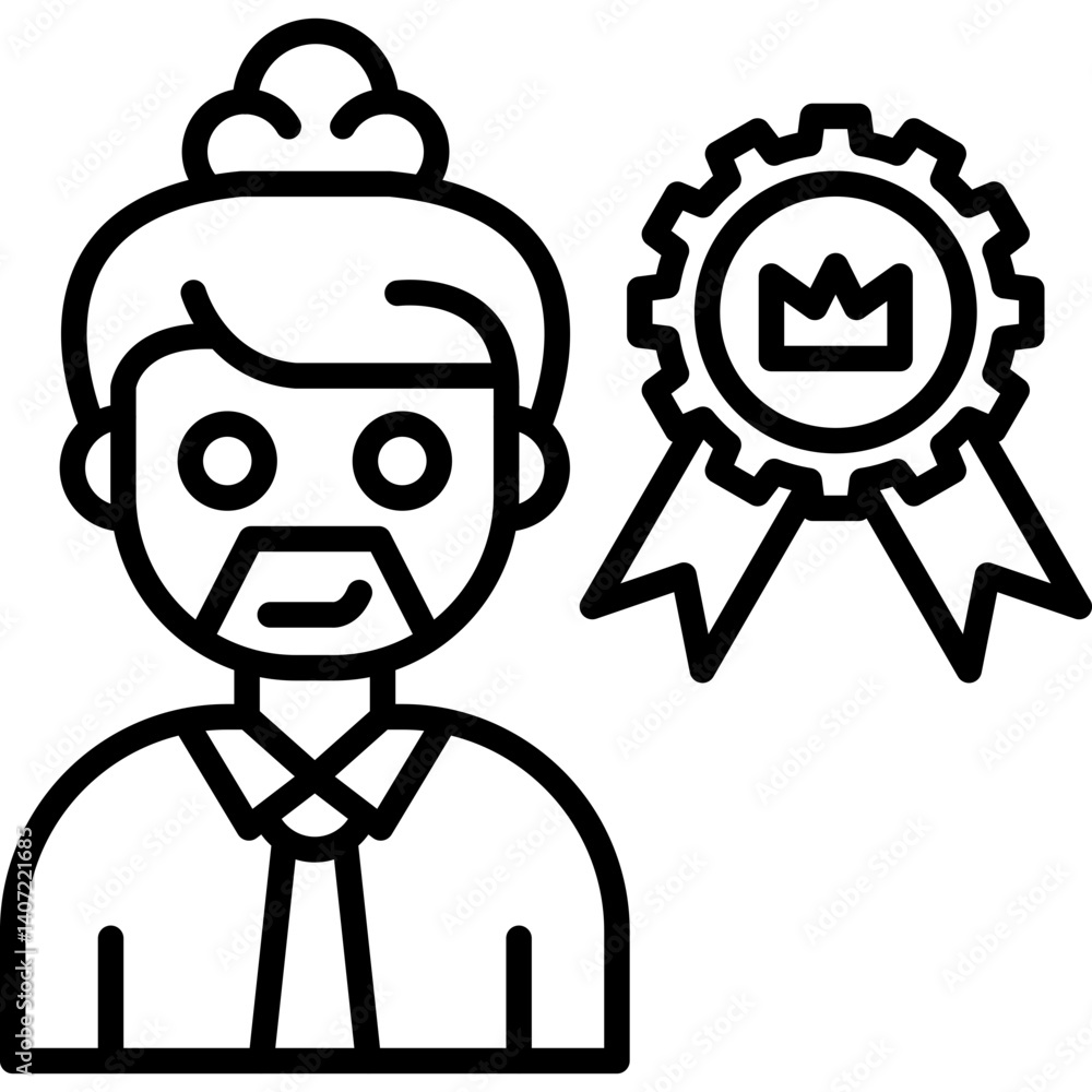 Customer Loyalty Icon Vector Element Customer Loyalty Icon Vector Element