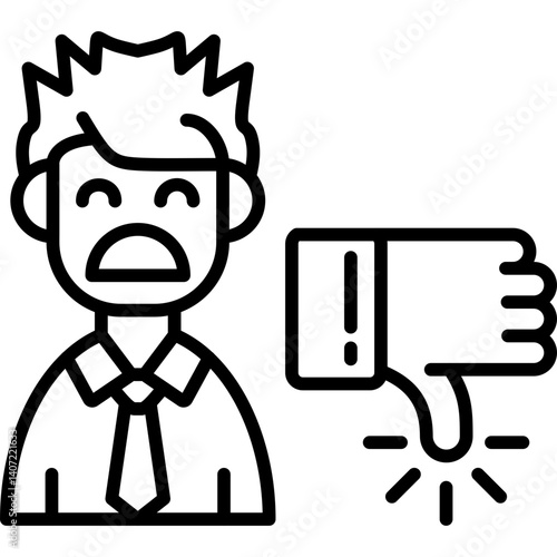 Bad Icon Vector Element