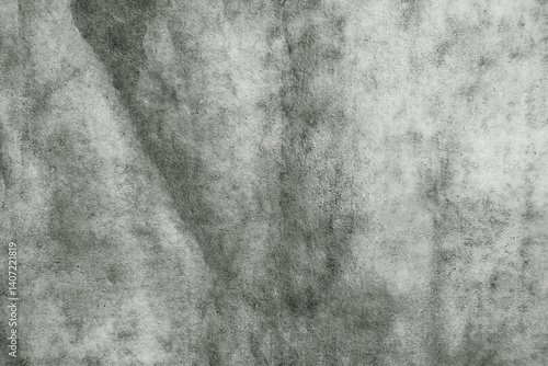 Abstract gray watercolor background texture showing soft brush strokes