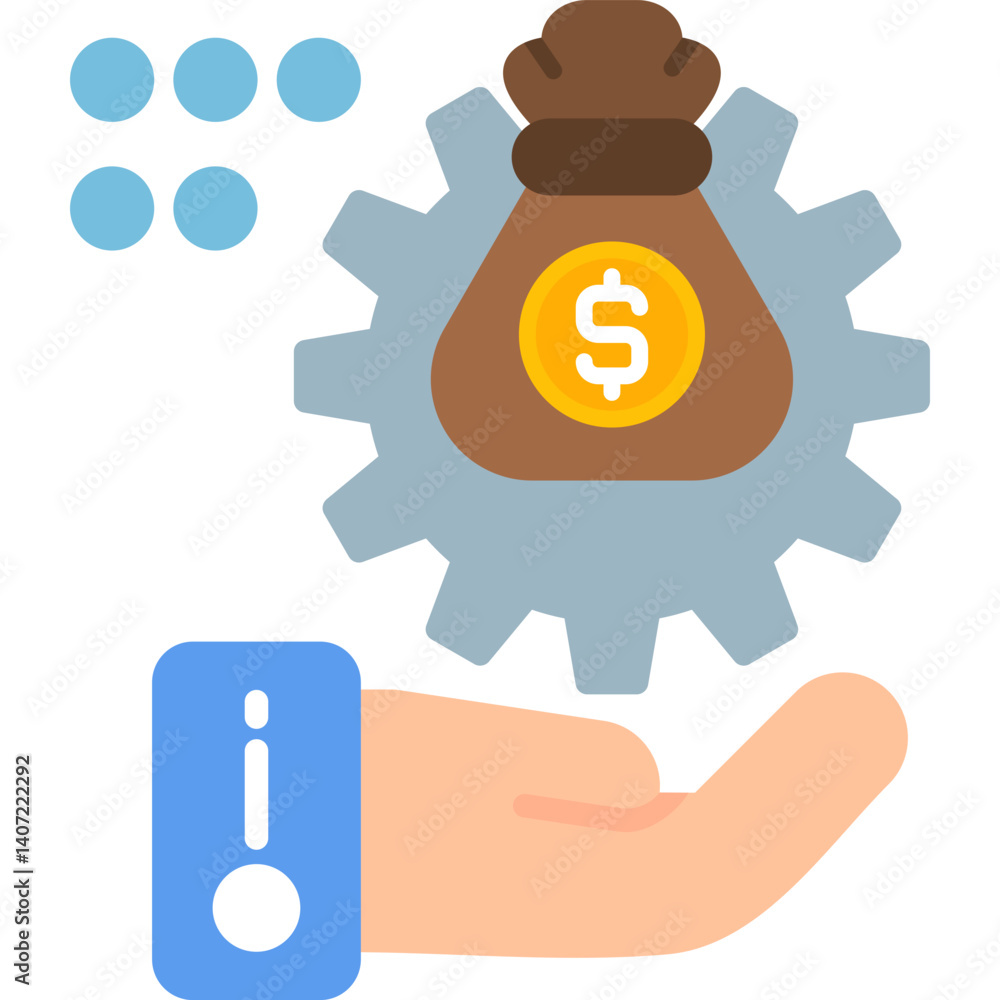 Money Management Icon Vector Element Money Management Icon Vector Element