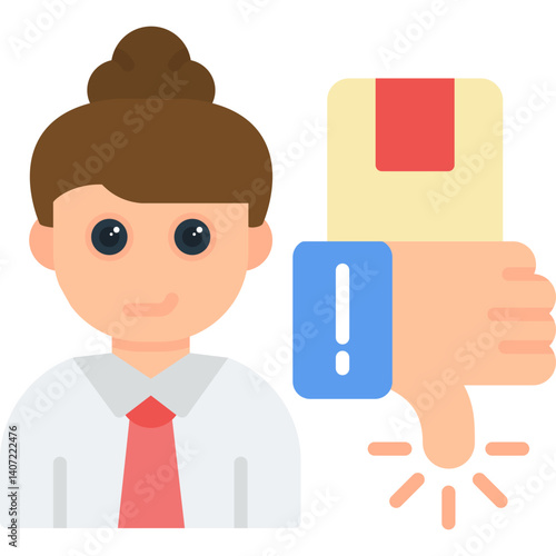Dissatisfaction Icon Vector Element