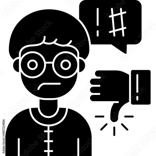 Bullying Icon Vector Element