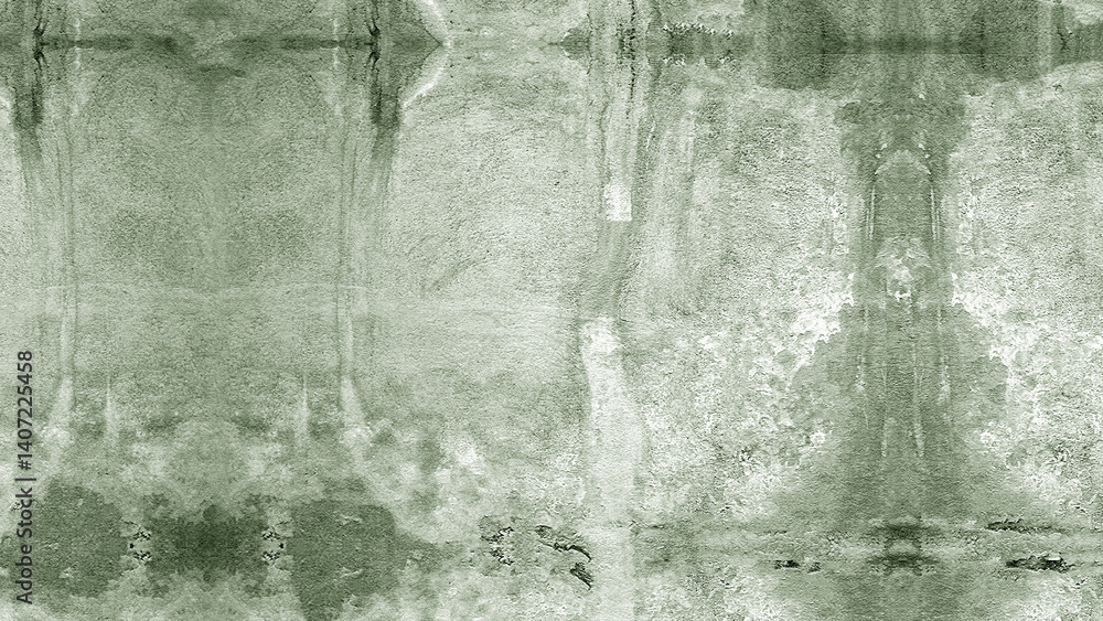 Obraz premium Green abstract painting background creating a moody atmosphere