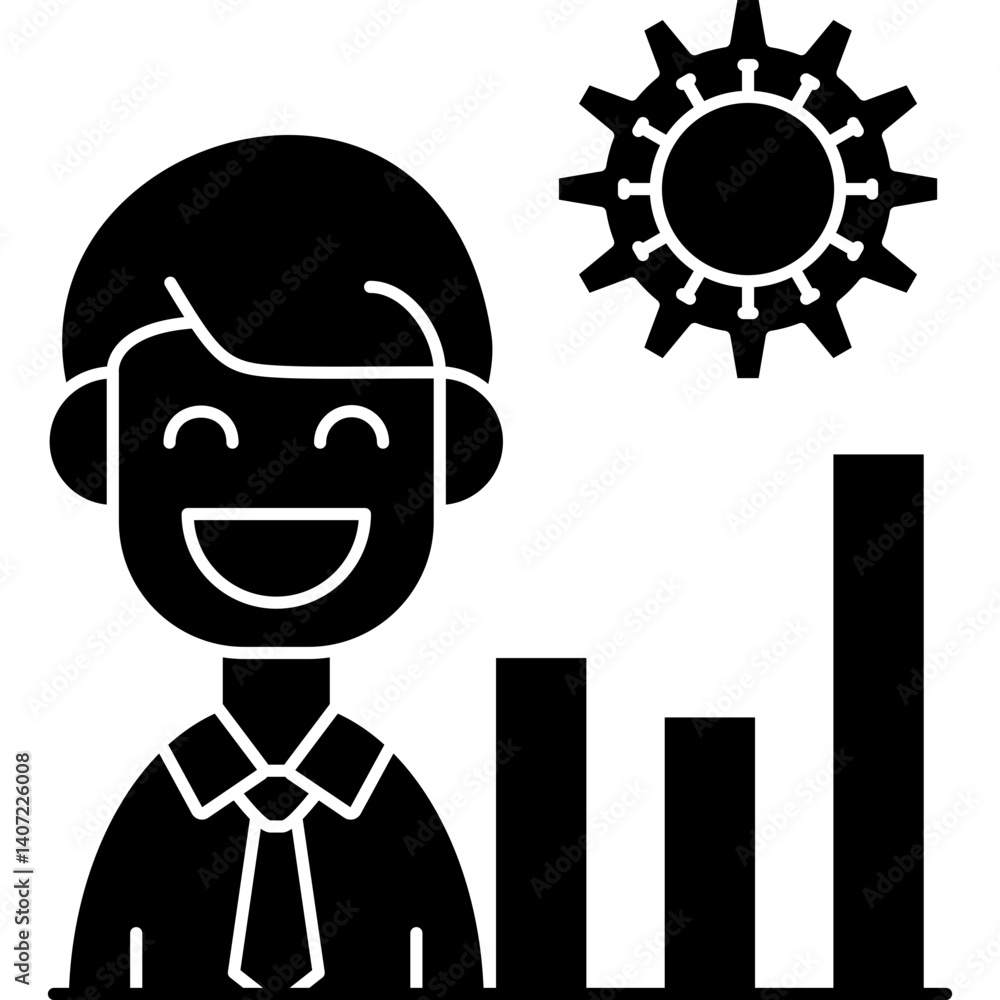 Improve Icon Vector Element Improve Icon Vector Element