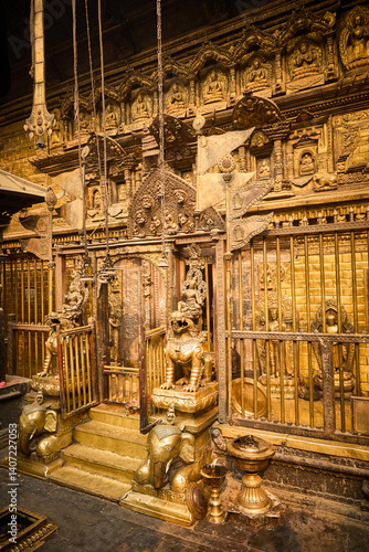 The Golden Temple Hiranya Varna Mahavihar in Lalitpur Patan Kathmandu, Nepal