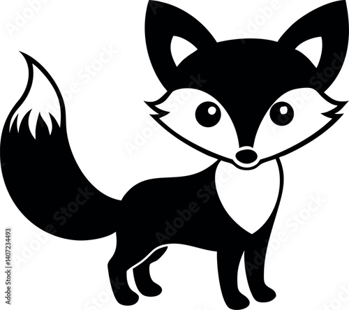 Fox logo symbol vector art, icons, and graphics for designers