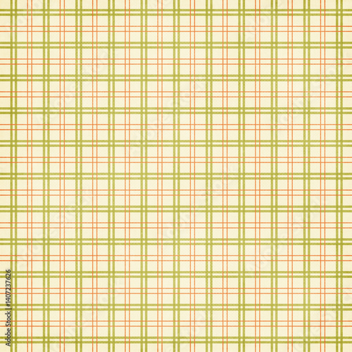 Yellow plaid gingham, scottish tartan texture, grid graph paper with rhombus squares pattern, picnic napkin and curtain tablecloth, vector seamless geometric checkered fabric