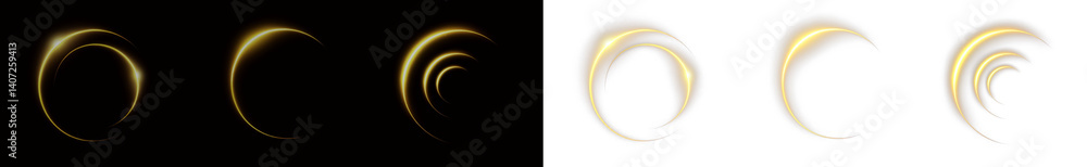 PNG electric flash with glowing gold spark and transparent shine, futuristic neon background, magic circle light and bright vector sphere, brilliant PNG frame with golden energy design and space fire. PNG electric flash with glowing gold spark and transparent shine, futuristic neon background, magic circle light and bright vector sphere, brilliant PNG frame with golden energy design and space fire.