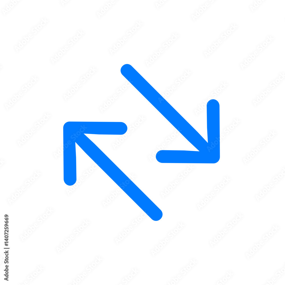 Simple Up-Left Down-Right Arrows Simple Up-Left Down-Right Arrows