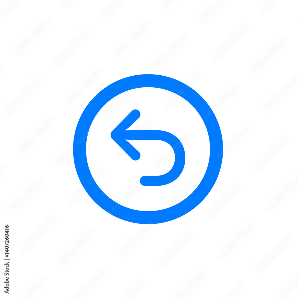Left Return Circle Left Return Circle