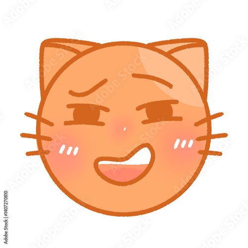 Thai Tea Cat Moods Mocking