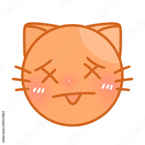 Thai Tea Cat Moods dead