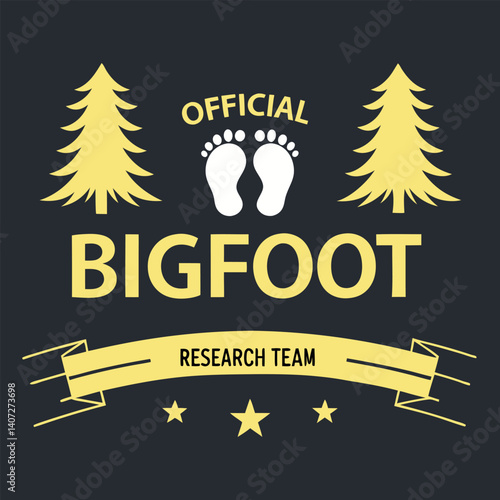 Official Bigfoot Research Team T-Shirt for Believers and Investigators