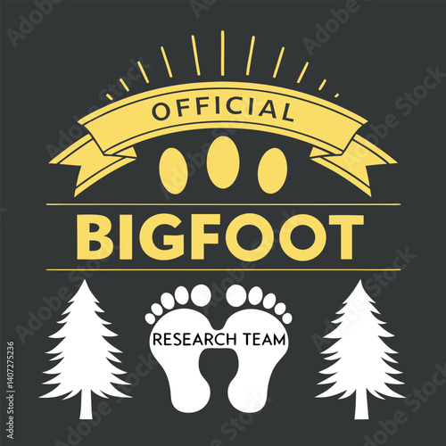 Official Bigfoot Research Team T-Shirt for Believers and Investigators