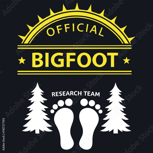 Official Bigfoot Research Team T-Shirt for Believers and Investigators